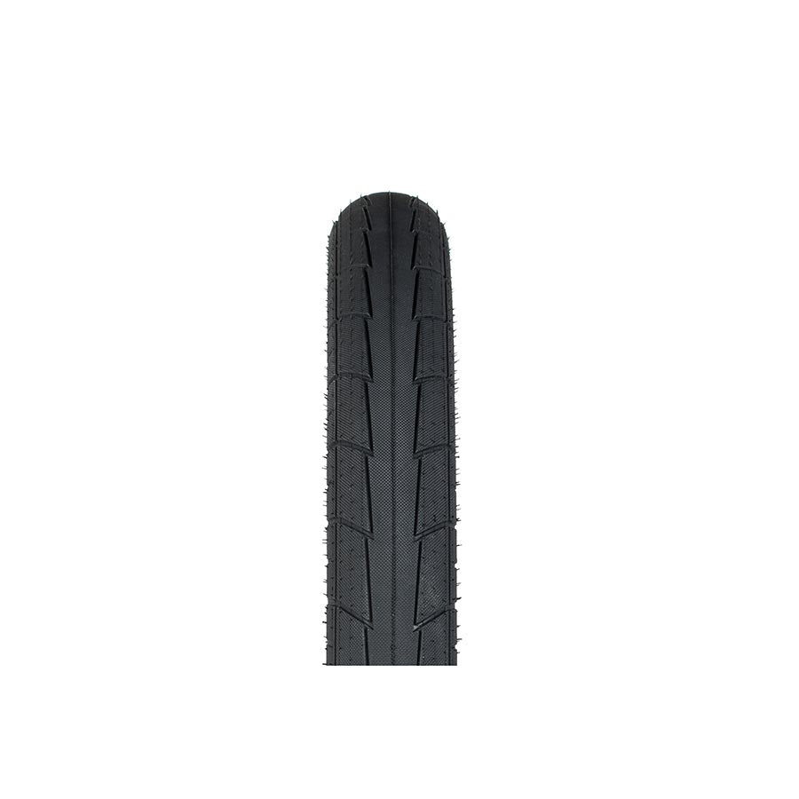 Salt Tracer kids BMX tires mounted on wheels, featuring durable rubber tread suitable for youth BMX riding.