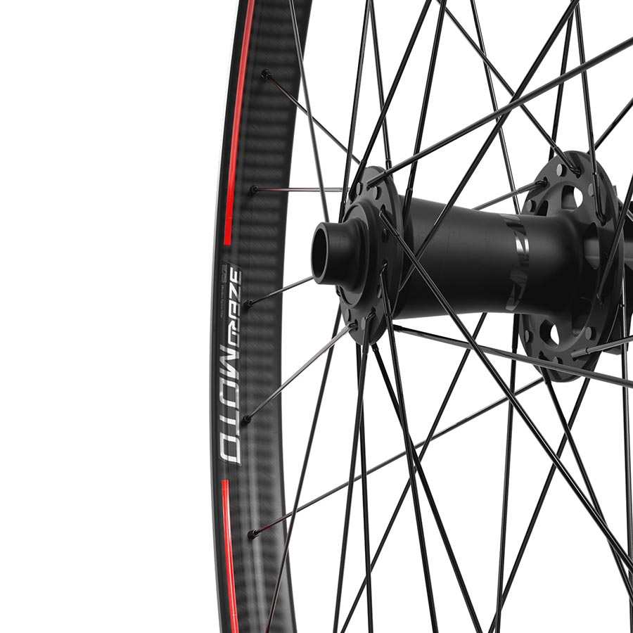 Zipp, 3ZERO MOTO B1, Wheel, Front, 27.5'' / 584, Holes: 32, 15mm TA, 110mm Boost, Disc IS 6-bolt, Slate Logo/Stealth Line