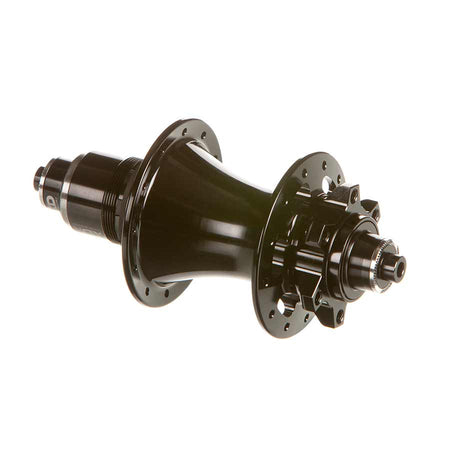 SRAM 900 Disc Hub in black, showcasing the durable bicycle hub with detailed spool design for mountain or road bikes