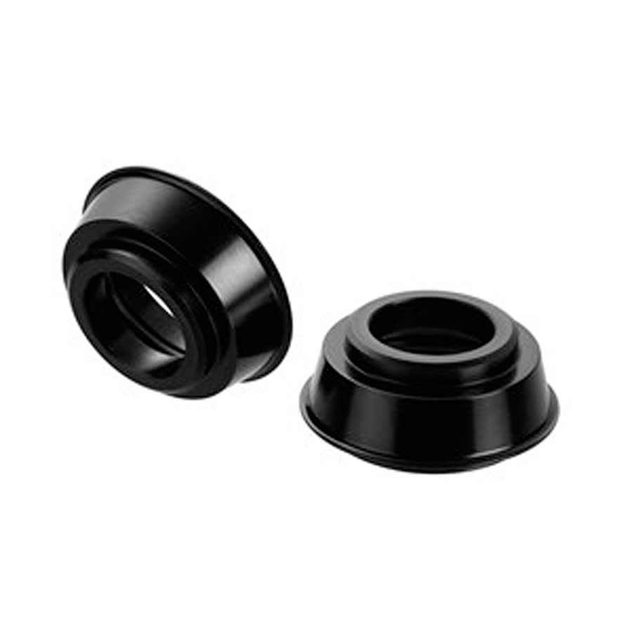 SRAM Conversion Caps Hub part, close-up view of black plastic cap for bicycle hub components.