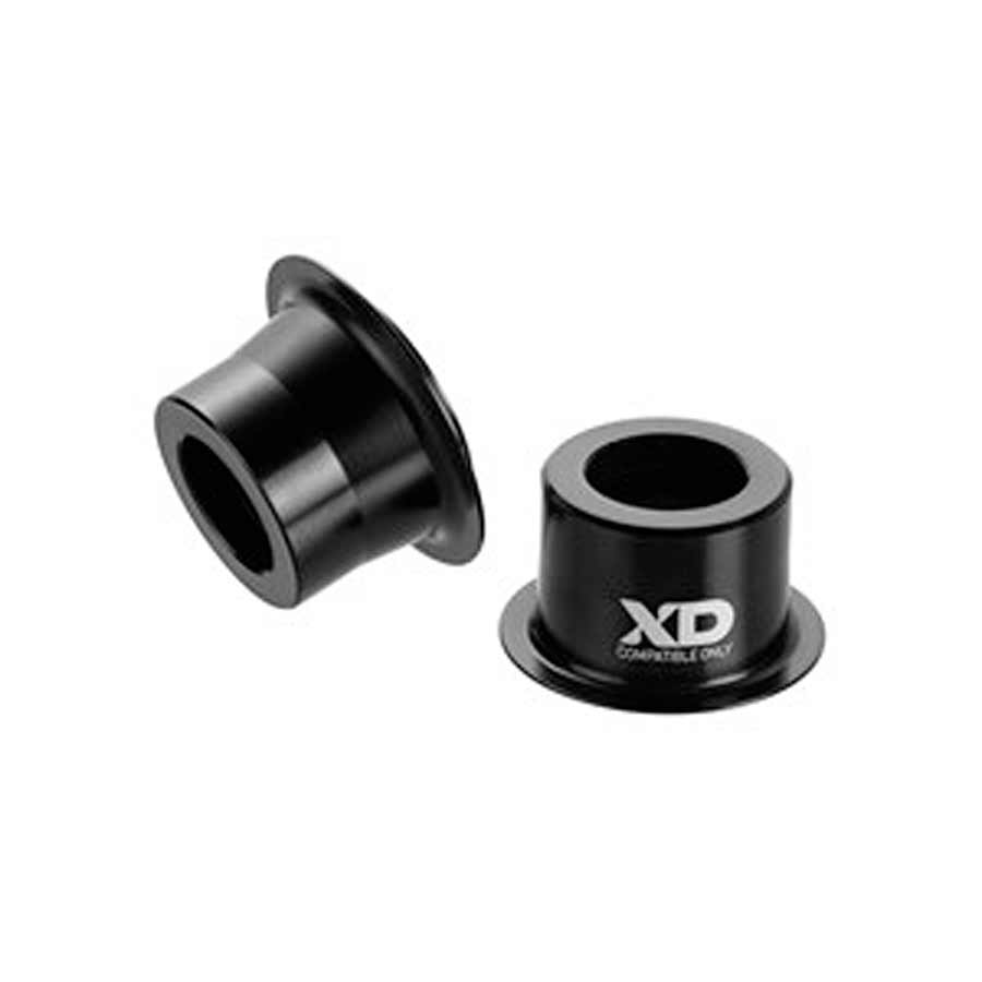 SRAM Conversion Caps Hub part for bike wheel, showcasing the black and silver hub component with detailed branding.