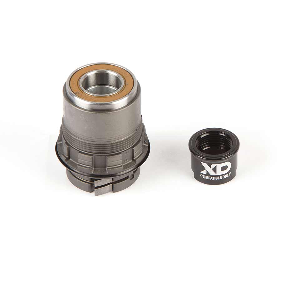 SRAM MTH-746 freehub hub part with silver finish, showing detailed components and gear engagement area.