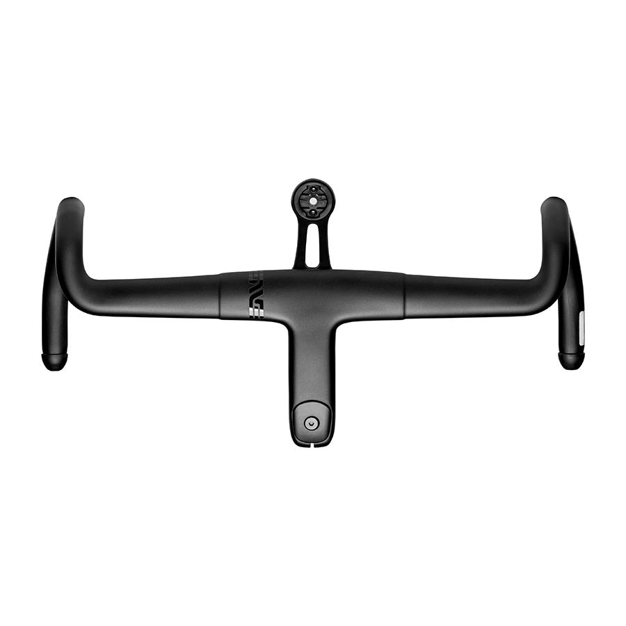 ENVE, SES AR Bar/90mm Stem Combo, Drop Handlebar, Integrated 90mm Stem, 380mm, Drop: 129mm, Reach: 76mm, Black