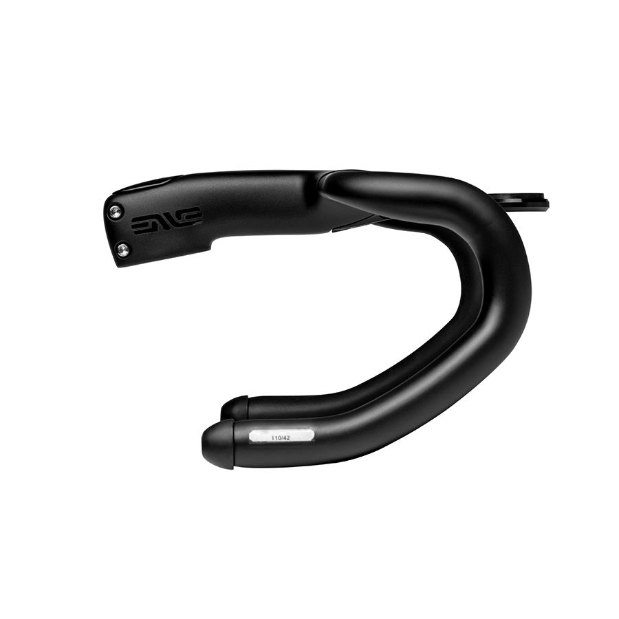 ENVE, SES AR Bar/110mm Stem Combo, Drop Handlebar, Integrated 110mm Stem, 380mm, Drop: 129mm, Reach: 76mm, Black