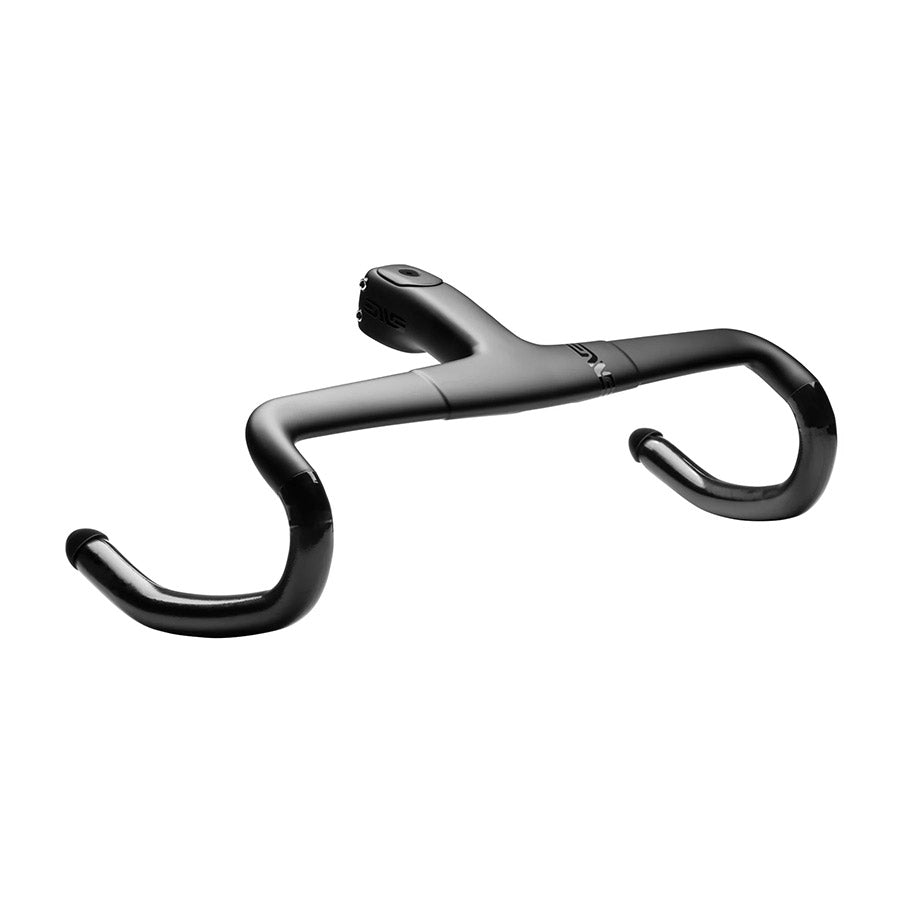 ENVE, SES AR Bar/120mm Stem Combo, Drop Handlebar, Diameter: Integrated 120mm, 380mm, Drop: 129mm, Reach: 76mm, Black