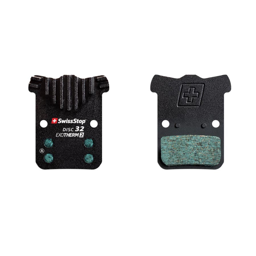 SwissStop, Exotherm2 28, Disc Brake Pads, Shape: Shimano G-Type/F-Type/J-Type, XTR BR-M9000, XT BR-M8100,  SLX BR-M7100, DEORE BR-M615, Organic, Pair