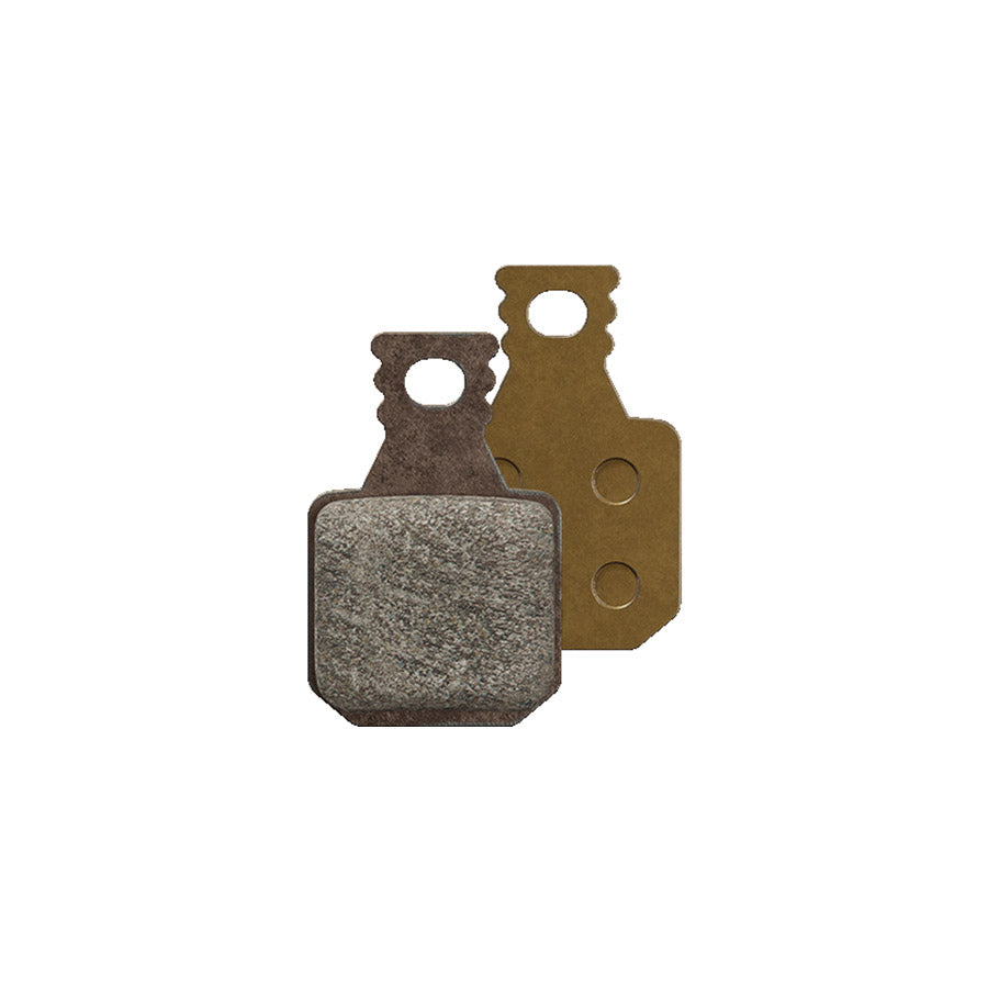 Magura MDP 8 Gold/Yellow brake pads showing the gold and yellow brake pad material with branding details