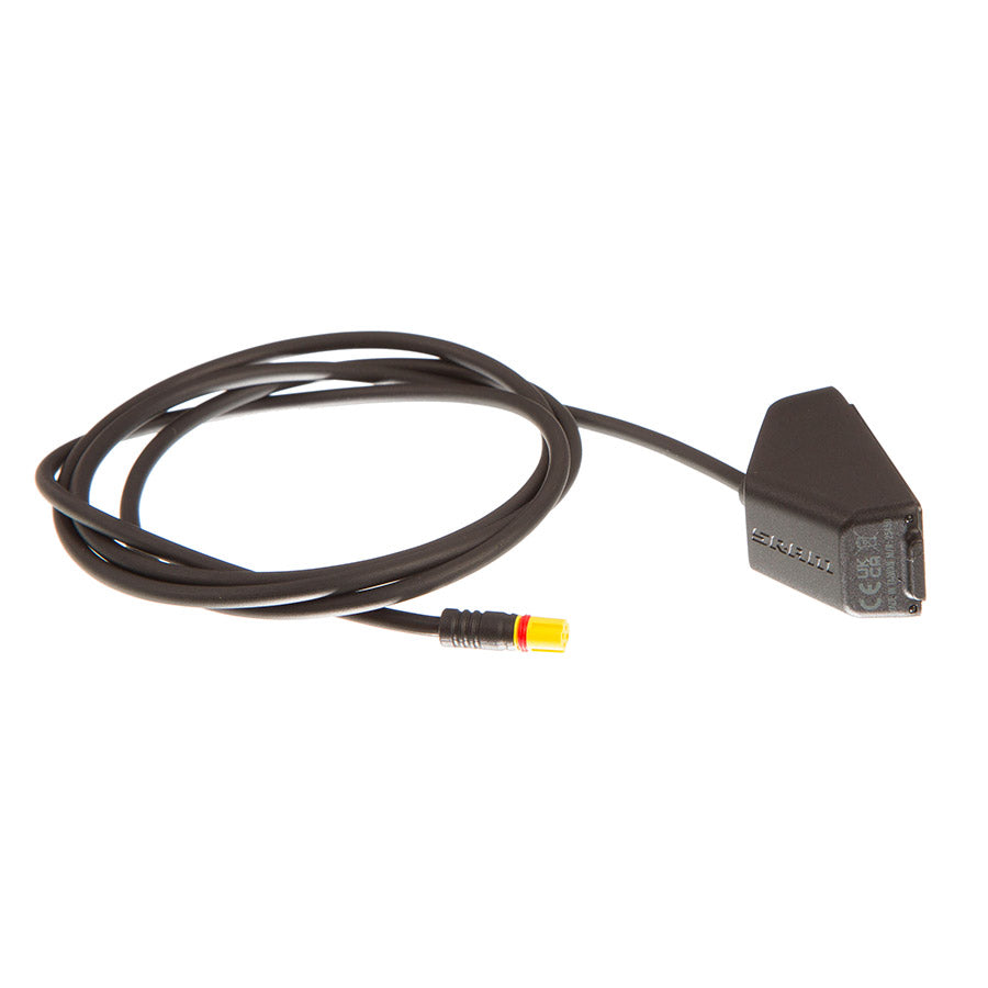 SRAM EP extension cord for Bosch BES3 ebike drivetrain, 880mm length, shown with connectors on a white background.