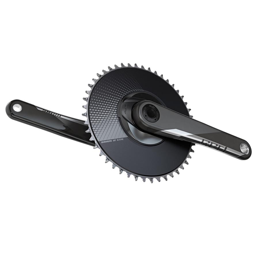 SRAM, Red 1 AXS, Crankset, Speed: 12, Spindle: 28.99mm, BCD: Direct Mount, 50, DUB, 175mm, Black, Road