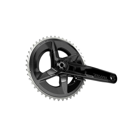 SRAM, Rival D1 2x, Crankset, Speed: 12, Spindle: 28.99mm, BCD: 107, 48/35, DUB, 175mm, Black, Road Disc