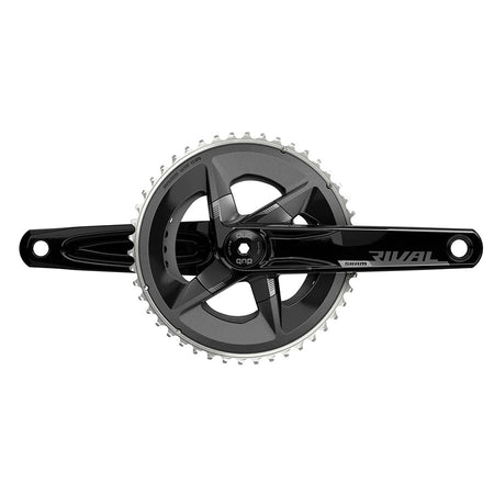SRAM, Rival D1 2x, Crankset, Speed: 12, Spindle: 28.99mm, BCD: 107, 48/35, DUB, 175mm, Black, Road Disc