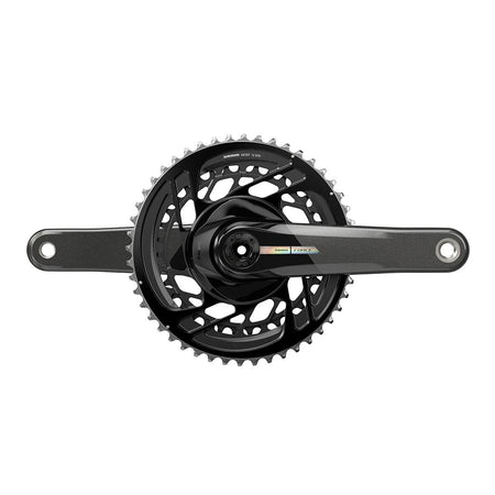 SRAM, Force D2 2x, Crankset, Speed: 12, Spindle: 28.99mm, BCD: Direct Mount, 48/35, DUB, 170mm, Black, Road Disc