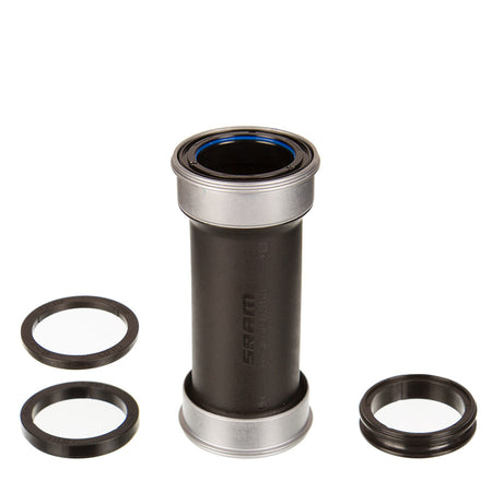 SRAM, DUB PF92 89/92mm (55mm Chainline), Press Fit BB, BB92, Spindle: 28.99mm, Width: 92mm, Diameter: 41mm