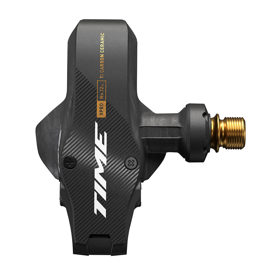 TIME, XPRO 12SL C1 51mm, Pedals, Body: Carbon, Spindle: Titanium, 9/16'', Carbon Gold, Pair