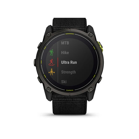 Garmin, Enduro 3, Watch, Watch Color: Black, Wristband: Black - Silicone