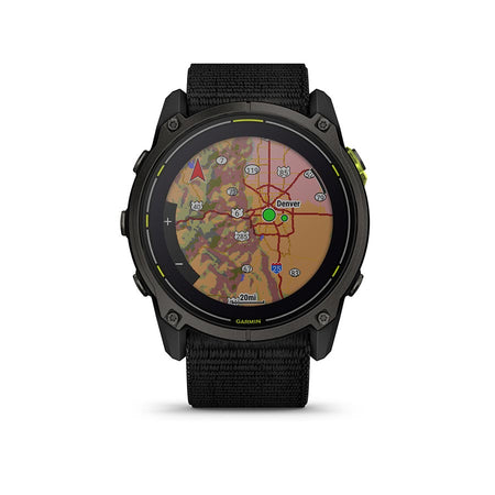Garmin, Enduro 3, Watch, Watch Color: Black, Wristband: Black - Silicone