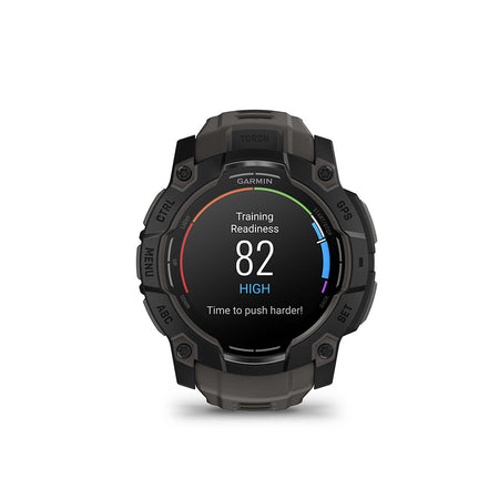Garmin, Instinct 3 50mm AMOLED, Watch, Watch Color: Black, Wristband: Charcoal - Silicone