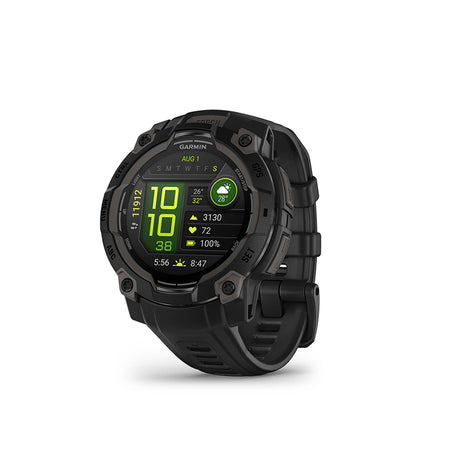 Garmin, Instinct 3 45mm AMOLED, Watch, Watch Color: Black, Wristband: Black - Silicone