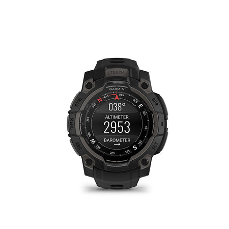 Garmin, Instinct 3 45mm AMOLED, Watch, Watch Color: Black, Wristband: Black - Silicone