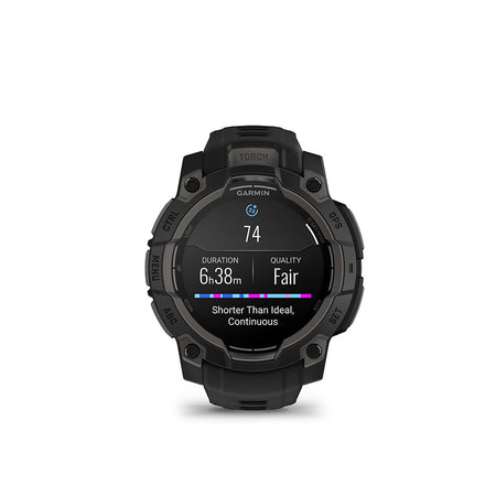 Garmin, Instinct 3 45mm AMOLED, Watch, Watch Color: Black, Wristband: Black - Silicone