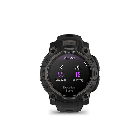 Garmin, Instinct 3 45mm AMOLED, Watch, Watch Color: Black, Wristband: Black - Silicone