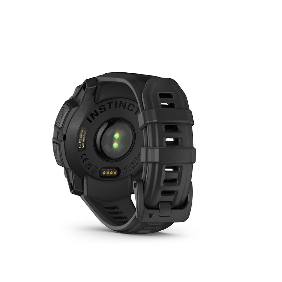 Garmin, Instinct 3 45mm AMOLED, Watch, Watch Color: Black, Wristband: Black - Silicone