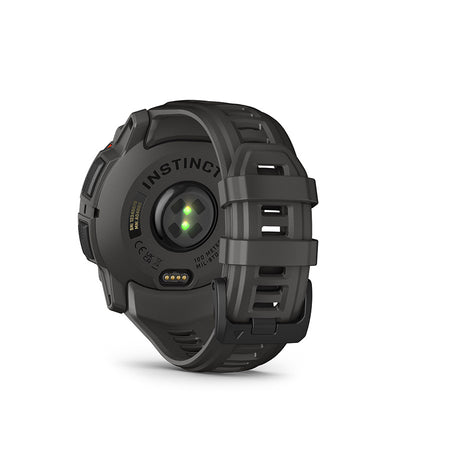 Garmin, Instinct 3 50mm Solar, Watch, Watch Color: Black, Wristband: Charcoal - Silicone