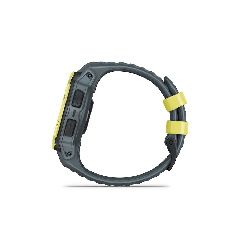 Garmin, Instinct E 40mm, Watch, Watch Color: Electric Lime, Wristband: Twilight - Silicone