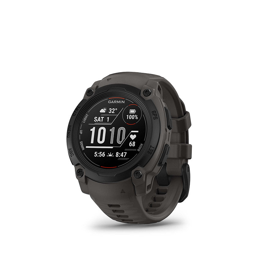 Garmin, Instinct E 40mm, Watch, Watch Color: Electric Lime, Wristband: Twilight - Silicone