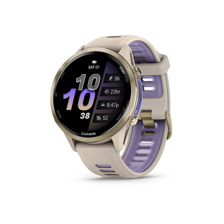 Garmin, Forerunner 970, Watch, Watch Color: Black, Wristband: Black/Translucent Whitestone- Silicone
