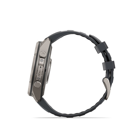 Garmin Fenix 9 Pro 47mm cycling computer with GPS display and multiple sport tracking features in a close-up shot