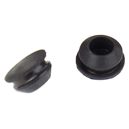 SRAM frame plugs for bike frame parts, black plastic protective end caps for bicycle frame protection and finishing.
