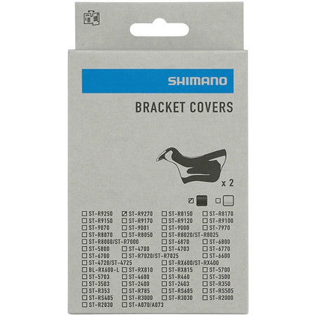 Shimano Di2 STI lever hood covers for brake shifters, designed for comfortable grip and easy shifting on road bikes.