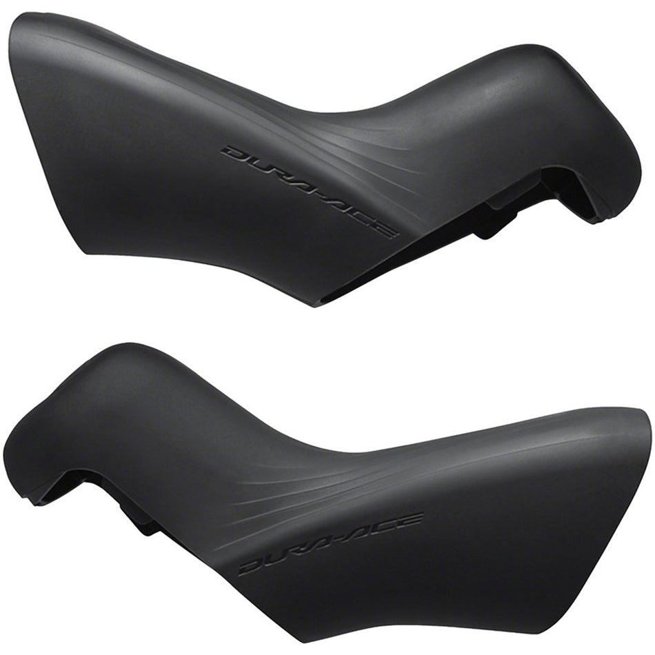 Shimano Di2 STI lever hood covers for brake shifters, designed for comfortable grip and precise control.