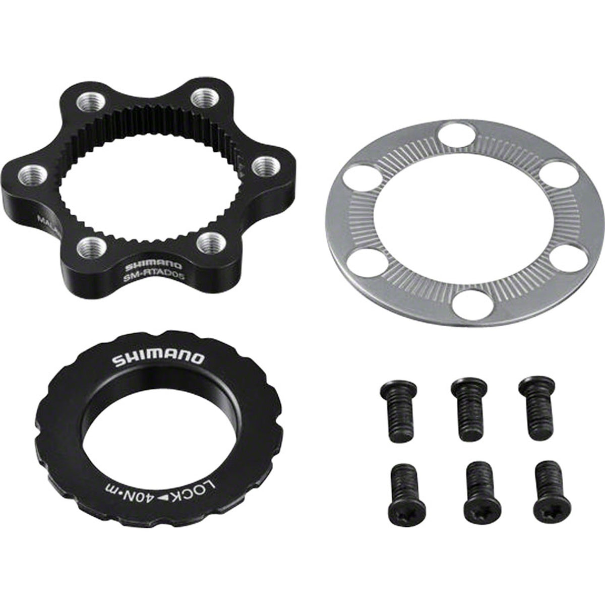 Shimano Center-Lock Rotor Adaptor for bike brake system, compatible with Shimano brake parts and accessories.