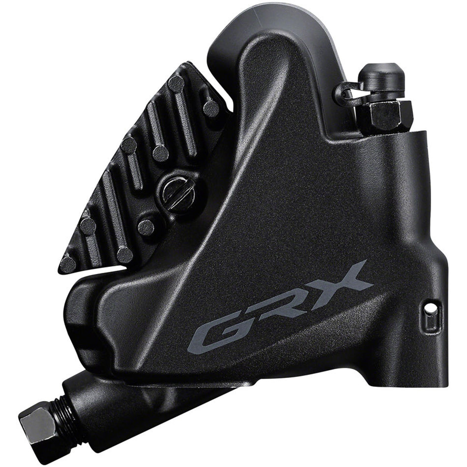 Shimano GRX RX400 mechanical brake and shift lever with disc brake calipers, designed for gravel bike performance.