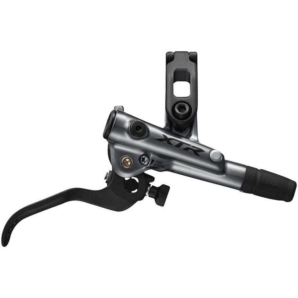 Shimano XTR BL-M9120 brake lever for mountain biking, showing ergonomic design and durable construction.