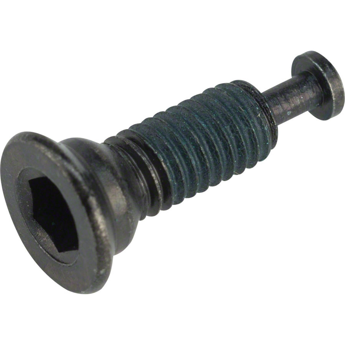 Shimano flat mount disc brake bolts for bicycle brake parts and accessories, showing shiny metal bolts on a neutral background.