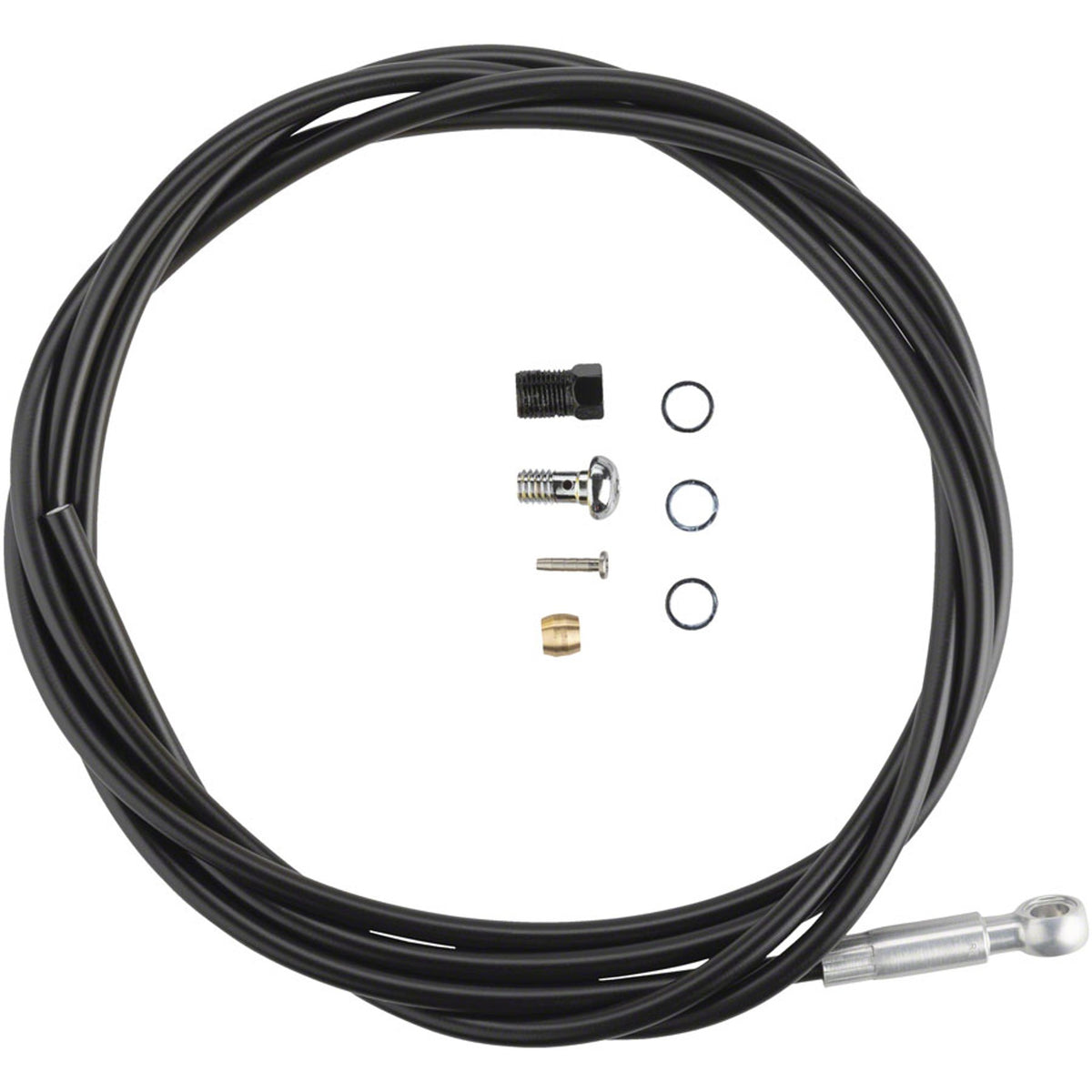 Shimano SM-BH90 disc brake hose and kit with brake cables and housing for mountain and road bikes.