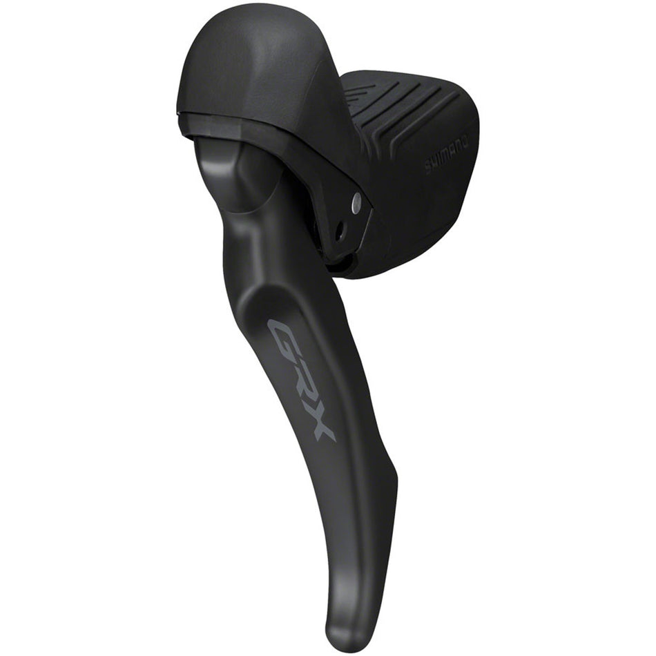Shimano GRX BL-RX610-L gravel bike brake lever designed for single-chainring drivetrains, offering comfort and control on mixed terrain.