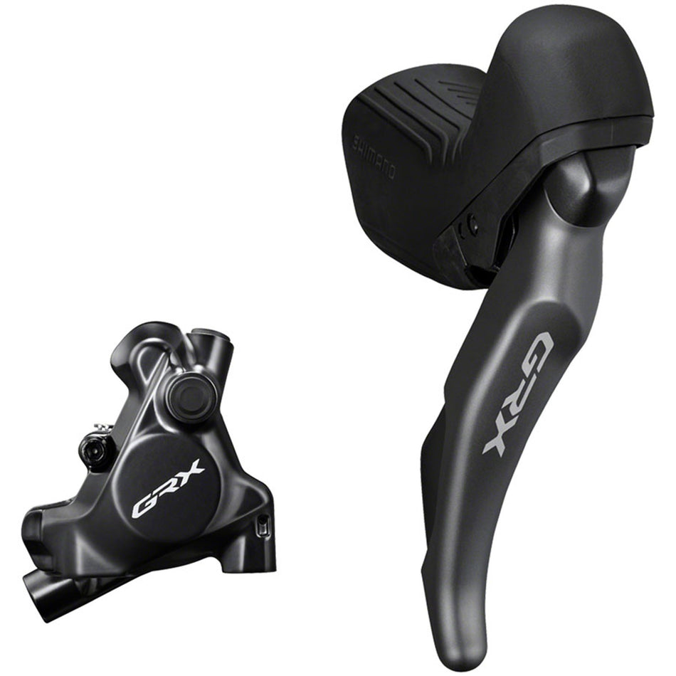Shimano GRX ST-RX820 mechanical shifter and brake lever with BR-RX820 disc brake caliper for gravel bikes