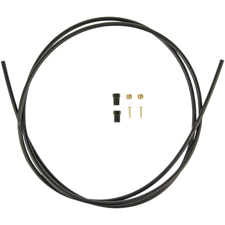 Shimano SM-BH59 disc brake hose and kit with brake cables and housing for mountain or road bike braking systems.