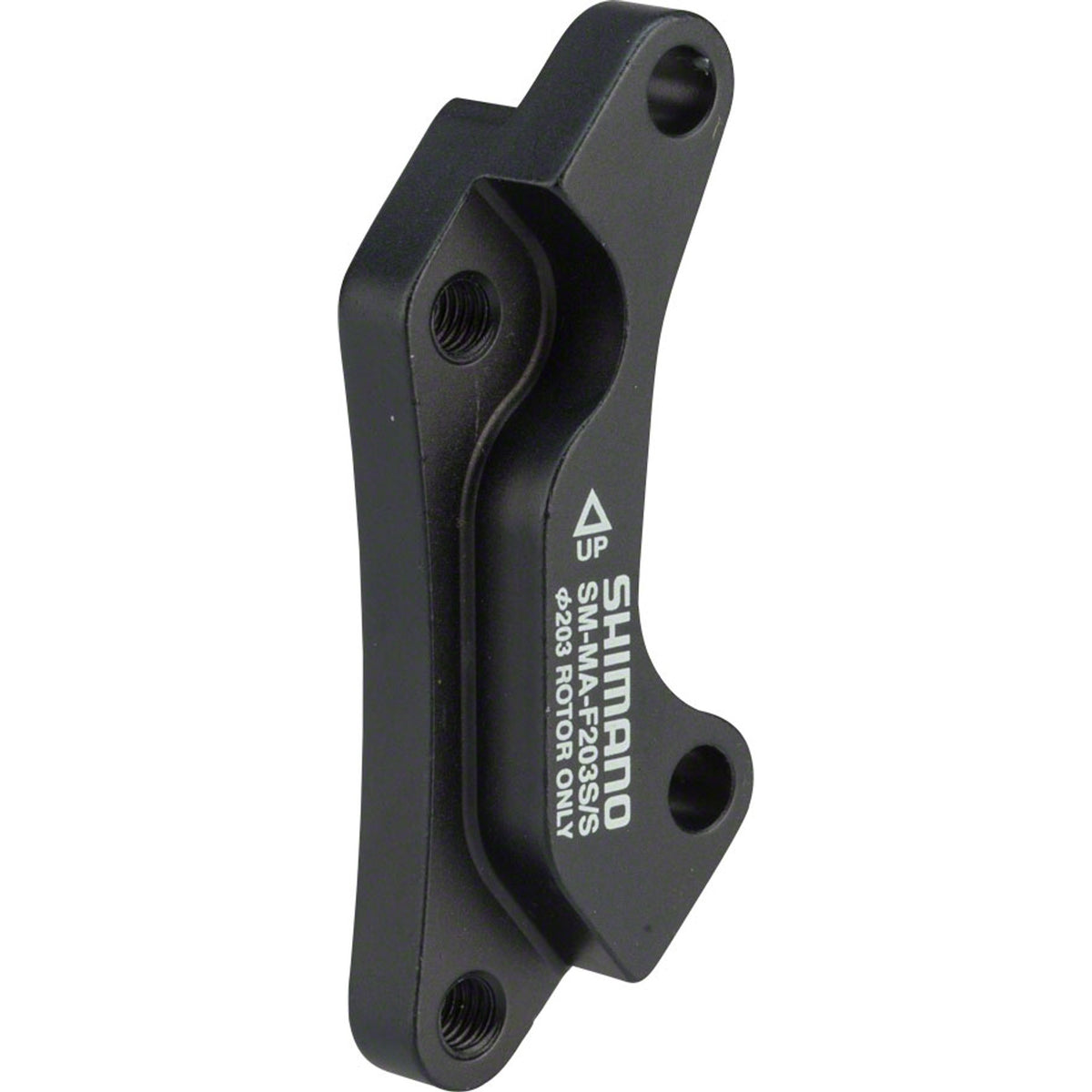 Shimano disc brake adapter for bike brake system, compatible with various brake calipers and rotors, part number BR1268