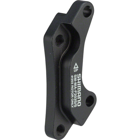 Shimano disc brake adapter for bike brake system, compatible with various brake calipers and rotors, part number BR1268