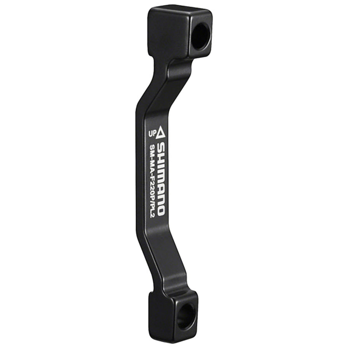 Shimano BR1703 disc brake adapter for bike brake system, durable metal component for secure brake caliper attachment.