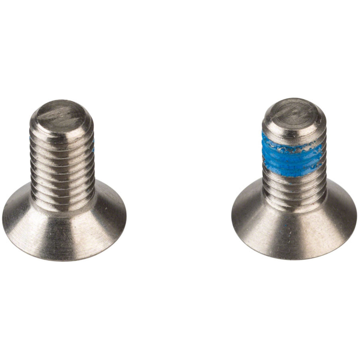 SRAM flat mount disc brake bolts for bike brake system, close-up of metal bolts on brake components.