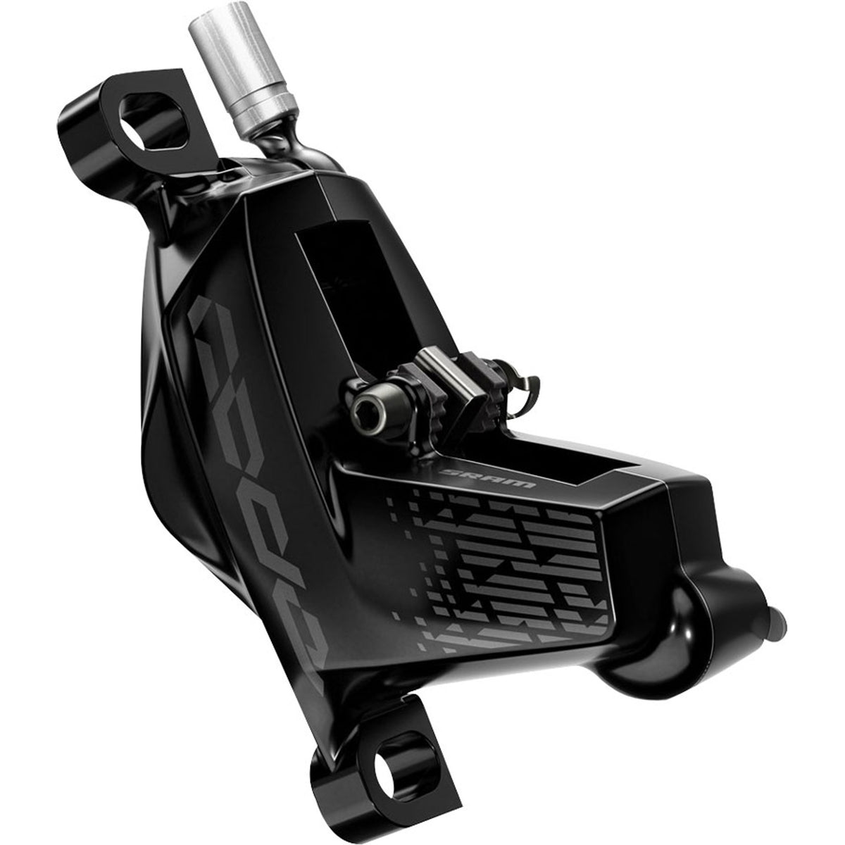SRAM Code RSC hydraulic disc brake with post mount, showcasing the brake caliper and rotor for mountain biking.