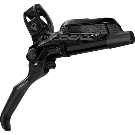 SRAM Code RSC hydraulic disc brake with post mount, featuring sleek design and detailed caliper and rotor components.