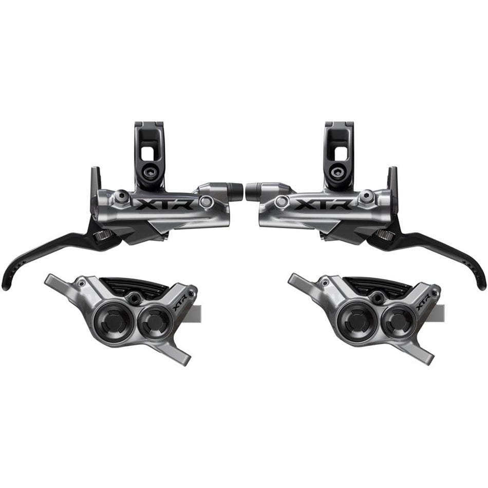 Shimano XTR M9220 Enduro disc brake upgrade kit with hydraulic brake calipers and rotors for mountain biking.