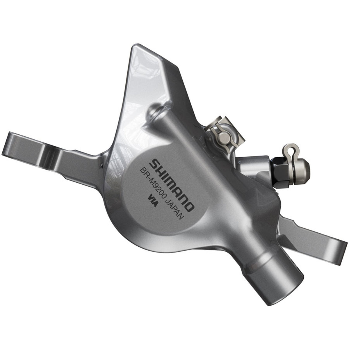 Shimano XTR M9200 disc brake with BL-M9220 lever showing the high-performance mountain bike brake system
